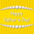 Bright Baseball Father`s Day card