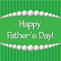 Bright Baseball Father`s Day card