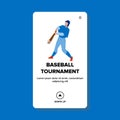 Baseball Tournament Sportive Competition Vector