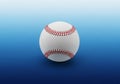 Baseball with a white leather surface Royalty Free Stock Photo