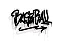 BASEBALL word graffiti tag style