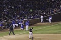 Baseball - Wrigley's Field Fans, Cubs Bullpen Royalty Free Stock Photo