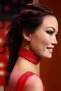 Hong kong singer and actress joey yung wax statue at madame tussauds in hong kong Royalty Free Stock Photo