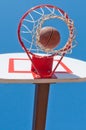 Baseketball goal Royalty Free Stock Photo