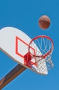 Baseketball goal Royalty Free Stock Photo