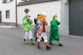 Basel carnival 2019 group of piccolo flute players