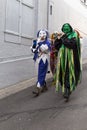 Basel carnival 2019 two piccolo flute players