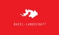 Basel Landschaft canton map