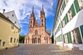 Basel Munsterplatz square historic architecture view