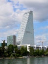 Basel - Roche Turm am Rhein