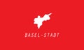 Basel Stadt canton map region