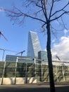 Basel, Switzerland - December 12, 2018: Roche headquarters building