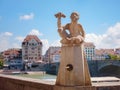 historical Buildings in the city centre of Basel. Royalty Free Stock Photo