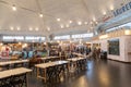 Food Court inside the Market Hall in Basel, Switzerland