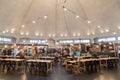 Food Court inside the Market Hall in Basel, Switzerland