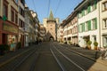 Spalentor gate at Basel in Switzerland