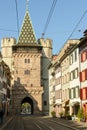 Spalentor gate at Basel in Switzerland