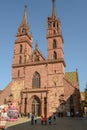 View at the cathedral of Basel in Switzerland Royalty Free Stock Photo