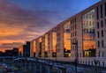 The Jacob Burckhardt Building in the golden hour Royalty Free Stock Photo