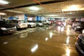 Basement car park Royalty Free Stock Photo