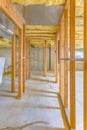 Basement construction in new home Royalty Free Stock Photo