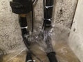 Basement water damage- Royalty Free Stock Photo
