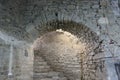 Basements of the old fortress. Royalty Free Stock Photo