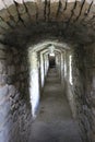 Basements of the old fortress. Royalty Free Stock Photo