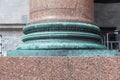 Bases of granite columns Royalty Free Stock Photo