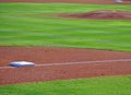 Bases and pitchers mound Royalty Free Stock Photo