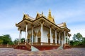 Baset Pagoda Buddhist temple in Battambang, Cambodia Royalty Free Stock Photo