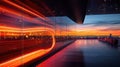 bash flowing terminal window Royalty Free Stock Photo