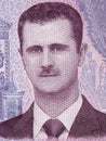 Bashar al-Assad portrait Royalty Free Stock Photo