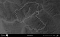 Bashkia Elbasan outlined, Albania. Grayscale Royalty Free Stock Photo
