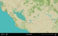 Bashkia Shkoder, Albania. Topographic Humanitarian Royalty Free Stock Photo