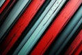 A basic abstract design featuring a gradient of green and red, with a simple curved line resembling a water wave