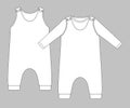 Basic baby sleeveless romper