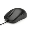 Basic black wired mouse Royalty Free Stock Photo