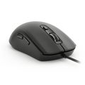 Basic black wired mouse Royalty Free Stock Photo