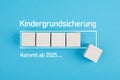Basic child benefit, coming in 2025, german language, new payment regulation for family in Germany, social issue