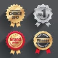 Seals & badges design Royalty Free Stock Photo