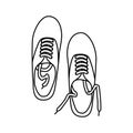 Women Flat Shoes icon , vector illustration