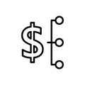 Affordability icon, vector illustration