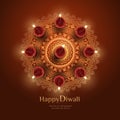 Deepavali festival design Royalty Free Stock Photo