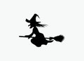 Witch character vector Royalty Free Stock Photo