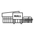 Mall icon, vector
