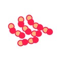 Lactococcus icon, vector