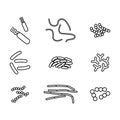 Probiotics icon, vector