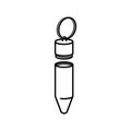 Pill Box Bottle Holder icon Royalty Free Stock Photo