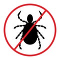 Tick icon insect icon, illustration